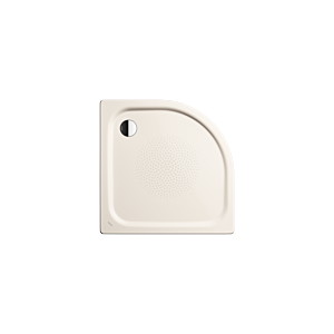 Kaldewei Zirkon Kaldewei douche 456435000231 100x100x6,5cm, avec support, antidérapant, pergamon
