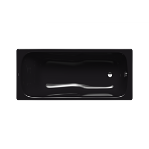 Kaldewei Dyna set bathtub 226800013701 160x70cm, pearl effect, black