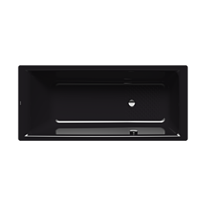 Kaldewei Puro Badewanne 259230003701 170x80cm, Überlauf seitlich, Antislip Perl-Effekt, schwarz
