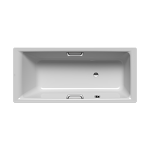 Kaldewei Puro star bath 255800013199 170x75cm, overflow on the side, pearl effect, manhattan
