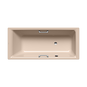 Kaldewei Puro star baignoire 259900013030 190x90cm, trop-plein latéral, effet perlant, bahama beige