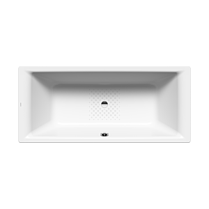 Kaldewei Puro baignoire duo 266330000001 170x75cm, trop-plein au milieu, antidérapant, blanc