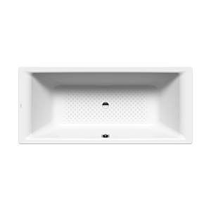 Kaldewei Puro duo Badewanne 266334013001 170x75cm, Überlauf mittig, Vollantislip Perl-Effekt, weiß