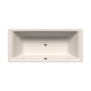 Kaldewei Puro baignoire duo 266400013231 180x80cm, trop-plein au centre, effet perlant, pergamon