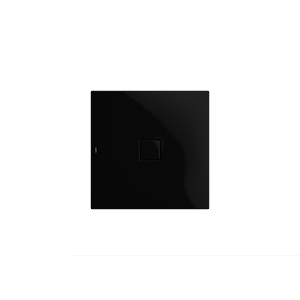 Kaldewei Conoflat zone de douche 465635003701 100x100cm, avec support, effet perlant antidérapant, noir