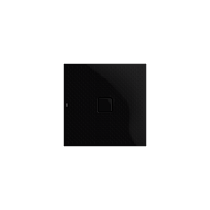 Kaldewei Conoflat zone de douche 465330020701 90x90cm, anti-dérapant complet, noir