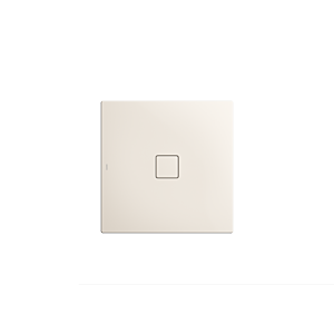 Kaldewei Conoflat zone de douche 465648043231 100x100cm, avec support, effet perlant, pergamon