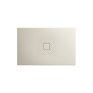 Kaldewei Conoflat zone de douche 465930003728 100x120cm, effet perlant antidérapant, crème coquillage mat