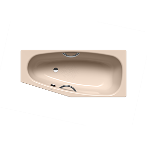 Kaldewei Mini star bath tub left 224930003030 157x75 / 50cm, anti-slip pearl effect, bahama beige