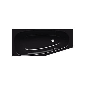 Kaldewei Mini bathtub right 224434010701 157x70 / 47.5cm, full anti-slip, black