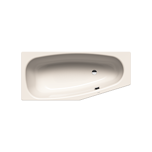 Kaldewei Mini bathtub right 224434013231 157x70 / 47.5cm, full anti-slip pearl effect, pergamon