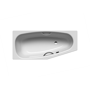Kaldewei Mini star Badewanne rechts 224500013199 157x70/47,5cm, Perl-Effekt, manhattan
