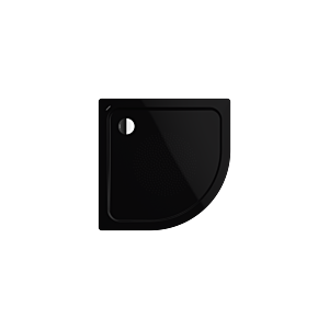 Kaldewei Arrondo Duschwanne 460030000701 90x90x2,5cm, Antislip, schwarz
