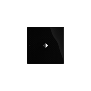 Kaldewei Scona receveur de douche 491647940701 100x100cm, plat, support, antidérapant complet, noir