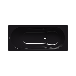 Kaldewei Vaio set bath 233400010701 170x75cm, without effect / anti-slip, black
