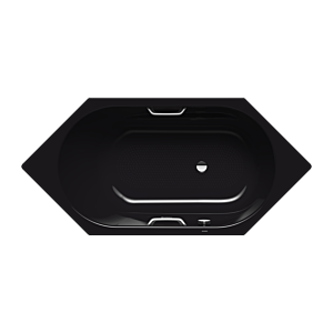 Kaldewei Vaio 6 Star bathtub 233934010701 190x90cm, full anti-slip, black
