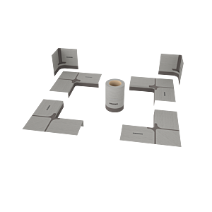 Kaldewei Waterproof Dichtset 689720490000 bodeneben, Komplettset