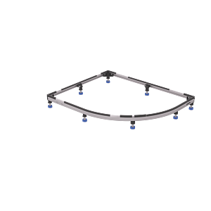 Kaldewei foot frame FR5300 Flex up to 100 x 100 cm, for Zirkon, adjustable, for shower tray