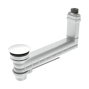 Kaldewei Clou waste / overflow valve 905300000715 matt catania gray, round, enamelled lid