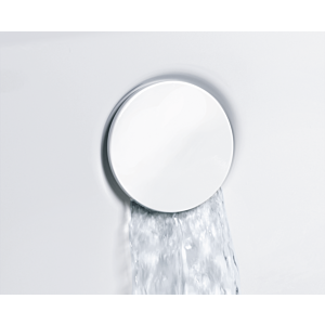 Kaldewei de cascade professionnelle 587570900001 blanc , avec alimentation et alésage spécial