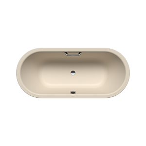 Kaldewei Classic duo bathtub oval 291410110661 170x75cm, handle hole, warm beige20