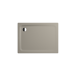 Kaldewei SUPERPLAN CLASSIC 387-5 Duschfläche 447747983670 75x90cm, flach, Träger, Perl-Effekt, warm grey