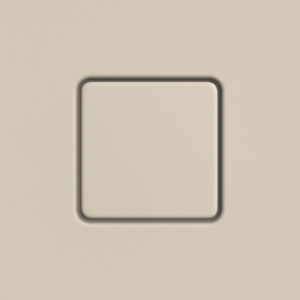 Kaldewei couvercle de vidange 687772570661 carré, pour Conoflat , beige chaud 20