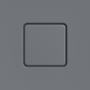 Kaldewei Conoflat cover 687772572665 square, Secure Plus , cool grey70