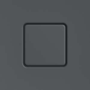 Kaldewei drain cover 687772570666 square, for Conoflat , cool gray 80