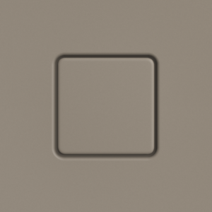 Kaldewei drain cover 687772570671 square, for Conoflat , warm gray 60