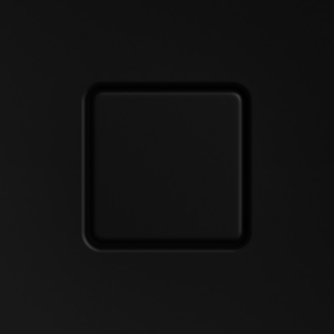 Kaldewei drain cover 687772570676 square, for Conoflat , black matt 100