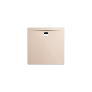 Kaldewei Superplan zero shower tray 353447983030 100x100cm, extra-flat tub support, pearl effect, bahama beige