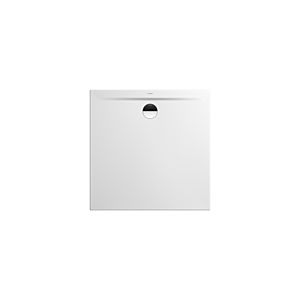 Kaldewei Superplan zero shower tray 351647983711 80x80cm, extra-flat tub support, pearl effect, matt alpine white