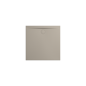 Kaldewei Superplan zero Duschwanne 354647980669 110x110cm, Wannenträger extraflach, warm grey30