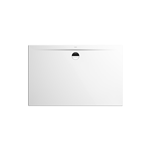 Kaldewei SUPERPLAN ZERO 1584 Duschwanne 358447981001 mit Wannenträger extraflach 75 x 150 cm mit Invisible Grip, glänzend, alpinweiß