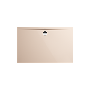 Kaldewei Superplan zero shower tray 356447983030 75x130cm, extra-flat tub support, pearl effect, bahama beige