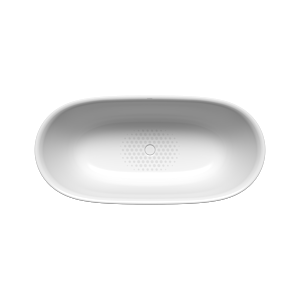 Kaldewei MEISTERSTÜCK OYO DUO 1051-4033 Bathtub 205143511001 173x82cm, Soundproofing, Drain, Invisible Grip, Glossy, Alpine White