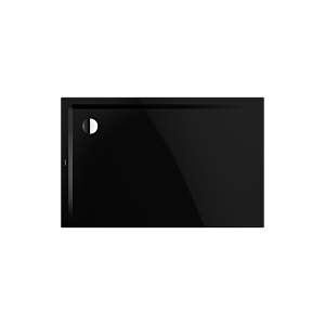 Kaldewei Superplan Duschwanne 384000013701 80x90x2,5cm, Perl-Effekt, schwarz