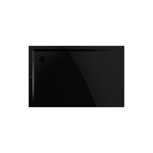 Kaldewei Superplan xxl receveur de douche 385248040701 90x130x2,5cm, avec support, noir