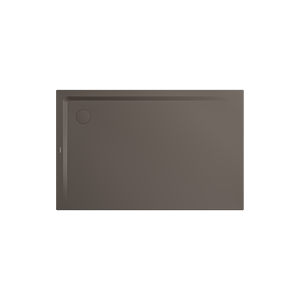 Kaldewei Receveur de douche Superplan 384248043673 80x120x2,5cm, avec support, effet perlant , gris chaud80
