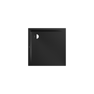 Kaldewei Superplan shower tray 385800012676 100x100x2.5cm, Secure Plus, matt black100