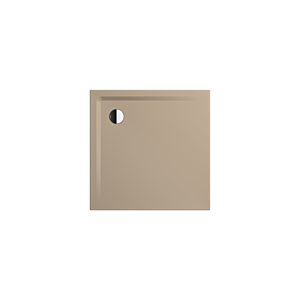 Kaldewei Superplan Duschwanne 383147980662 80x80x2,5cm, mit Träger flach, ohne Effekt/Antislip, warm beige40