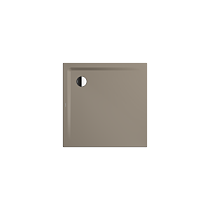 Kaldewei Superplan Duschwanne 384800013671 90x90x2,5cm, Perl-Effekt, warm grey60