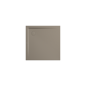 Kaldewei Superplan shower tray 386548042671 120x120x2.5cm, with support, Antislip Secure Plus, warm grey60