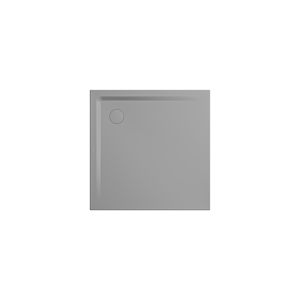 Kaldewei Receveur de douche Superplan 385848042663 100x100x2,5cm, avec support, Antislip Secure Plus, cool grey30