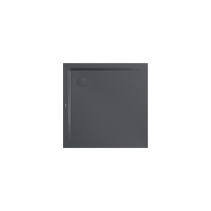 Kaldewei Receveur de douche Superplan 384848043666 90x90x2,5cm, avec support, effet perlant , cool grey80