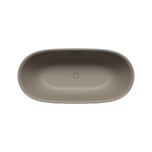 Kaldewei Meisterstück OYO DUO bathtub freestanding 1050-4034 205043530671 163 x 77 cm, with overflow, warm grey 60