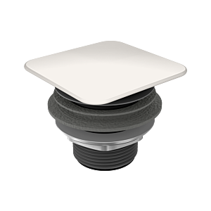 Kaldewei Permanentablaufventil 3905 905900000711 eckiger Deckel alpinweiss matt