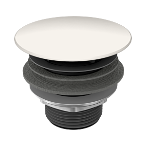 Kaldewei vanne de vidange permanente 3904 905800000711 ronde, couvercle émaillé blanc alpin mat