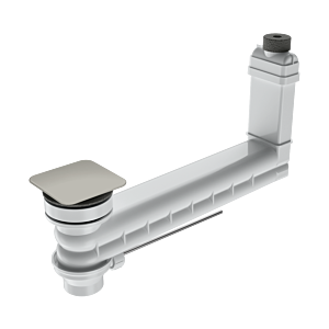 Kaldewei Clou waste / overflow valve 905400000199 manhattan, square lid, enamelled